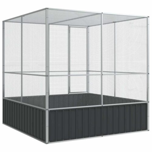 Aviary Silver 211x207x212cm Steel - Image 6