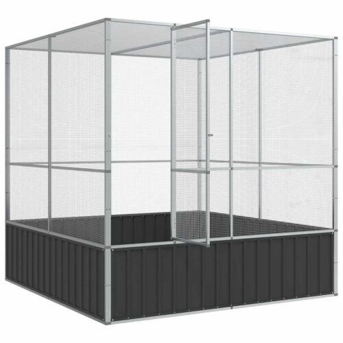 Aviary Silver 211x207x212cm Steel - Image 7