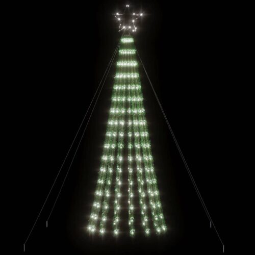 LED Christmas Tree 275  LED Lights Cold White 180cm - Image 3