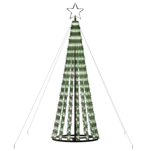 LED Christmas Tree 275  LED Lights Cold White 180cm - Image 4