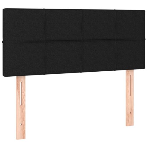Headboard Black 100x5x78/88cm Fabric - Image 2