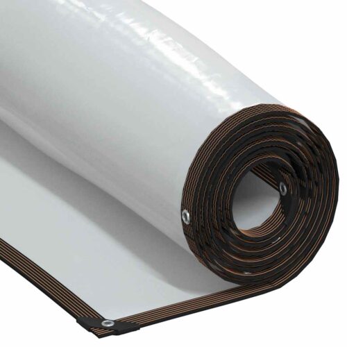 Clear Tarpaulin with Eyelets 3x8M Polyethylene Camping Garden Poly Tarps Cover
