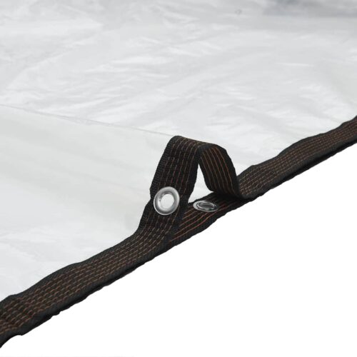 Clear Tarpaulin with Eyelets 3x8M Polyethylene Camping Garden Poly Tarps Cover - Image 8