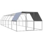 Outdoor Chicken Cage 3x12x2mGalvanised Steel