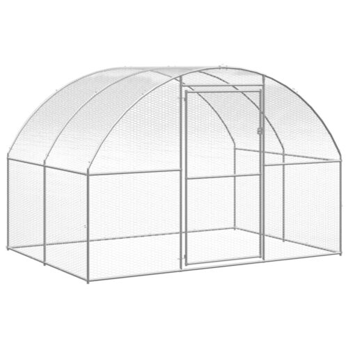 Outdoor Chicken Coop 3x10x2mGalvanised Steel - Image 4