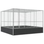 Aviary Silver 311x307x212cm Steel