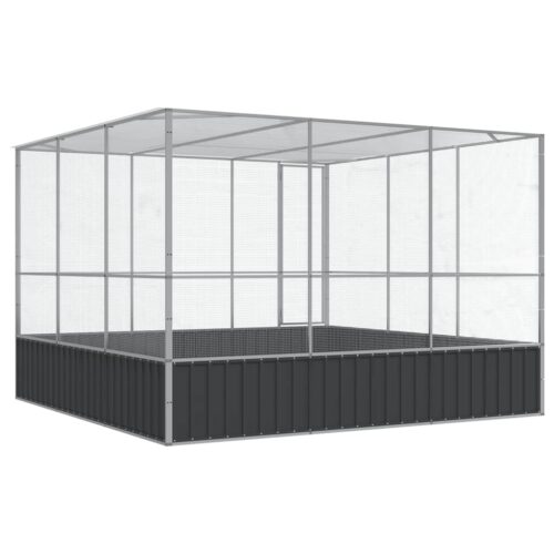 Aviary Silver 311x307x212cm Steel - Image 6