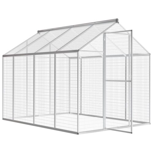 Outdoor Aviary Aluminium 178x242x192cm - Image 4