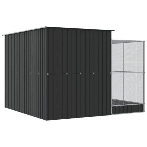 Aviary with Extension Silver 290x303x216cm Steel - Image 5
