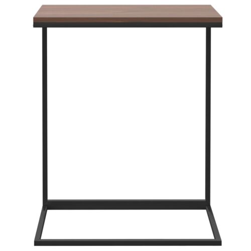 Wooden Side Table Black 55x35x66cm - Image 3