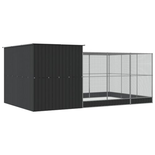 Aviary with Extension Silver 497x303x216cm Steel - Image 5
