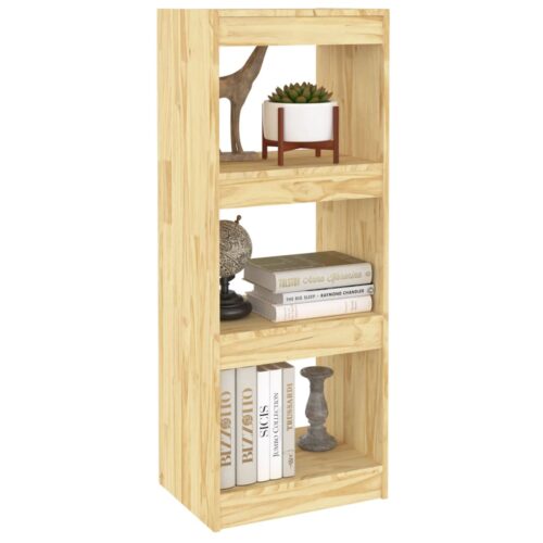 Book Cabinet Room Divider 40x30x103.5cm Solid Pinewood - Image 4