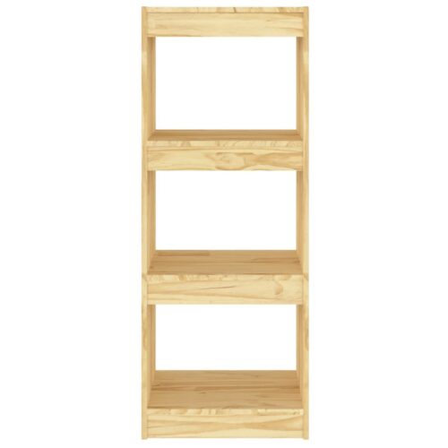 Book Cabinet Room Divider 40x30x103.5cm Solid Pinewood - Image 5