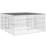 Rabbit Cage 110x110x55cm Galvanised Iron