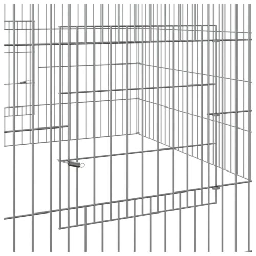 Rabbit Cage 110x110x55cm Galvanised Iron - Image 6