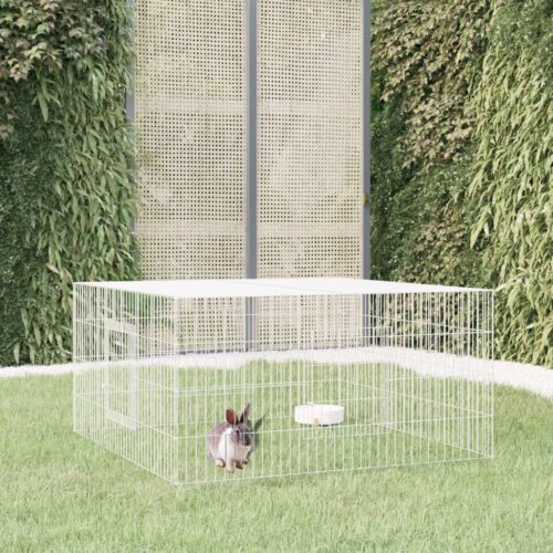 Rabbit Cage 110x110x55cm Galvanised Iron - Image 8