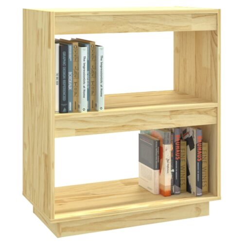 Book Cabinet 60x35x71cm Solid Pinewood - Image 4