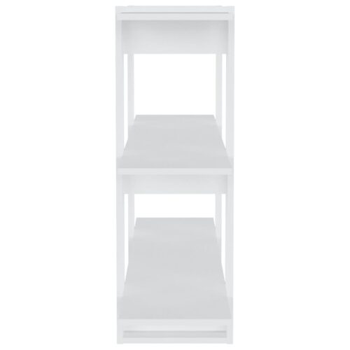 Book Cabinet Room Divider White 100x30x87cm - Image 4