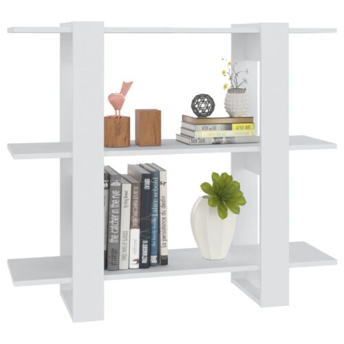 Book Cabinet Room Divider White 100x30x87cm - Image 5