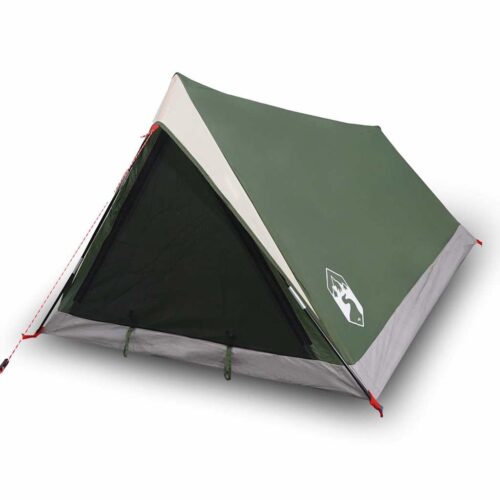 Camping Tent 2-Person Green Waterproof - Image 2