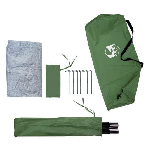 Camping Tent 2-Person Green Waterproof - Image 12