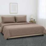 4-Piece Set Queen Size Bed Sheets 1000TC Cotton Rich Flat Fitted Sheets Linen