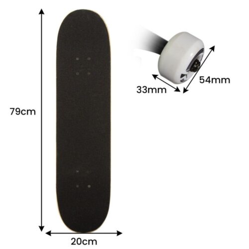 Kryptonics 31-inch Star Series Complete Skateboard Cruise Board Rainbow Dot - Image 9