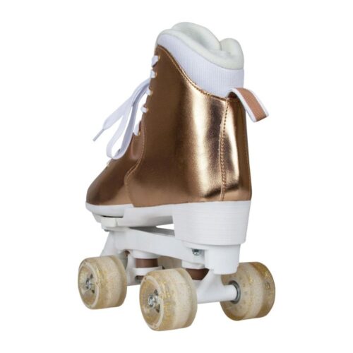 Circle Society Adjustable Quad Kids Roller Skates Metallic Rose Gold - Image 4