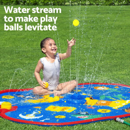 Bestway Kids Splash Pad Pool Sprinkler Spray Play Mat Water Fun Toys 170cm x140cm - Image 4