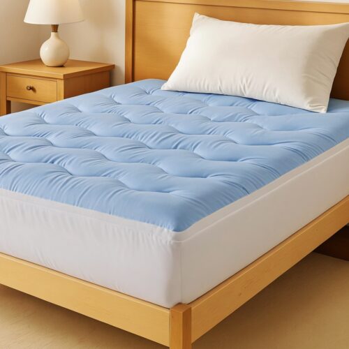 Giselle 5cm Mattress Topper Pillowtop toppers Double-Sided King Single - Image 7