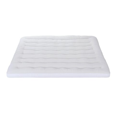 Giselle Bedding 5cm Pillowtop Mattress Topper Double-Sided Cooling Coral King - Image 3