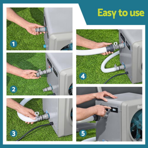 Bestway 4.4kW Pool Heater Water Temperature Heating Fit Pools up to 30,000L - Image 6