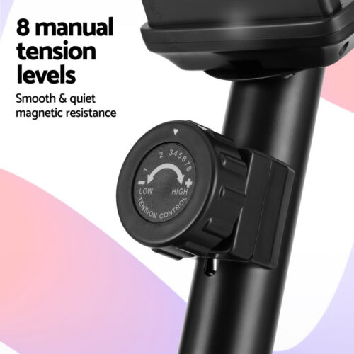 Everfit Under Desk Exercise Bike Magnetic Resistance Cardio workouts 120kg Capacity - Image 6