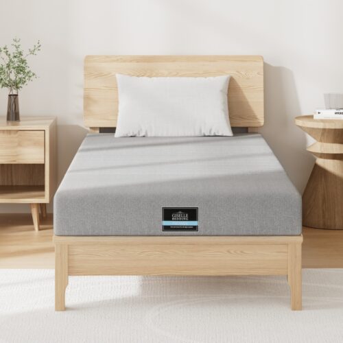 Giselle Bedding Cool Gel Memory Foam Mattress Charcoal 7-Zone Washable Bamboo Cover 15cm Single - Image 7