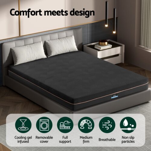 Giselle 18cm Memory Foam Mattress Green Tea Foam Cool Gel Foam Mattresses Double - Image 4