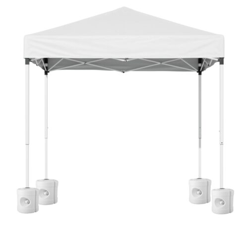 Instahut Gazebo 2x2m Outdoor Patio Garden Marquee Shade w/ Base Pods White - Image 3