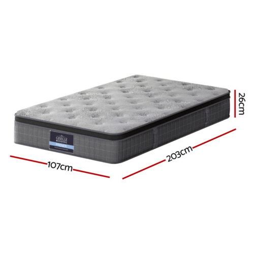 26cm Giselle Mattress King Single Latex Foam Mattresses - Image 2
