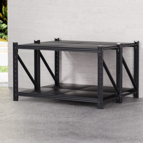 Giantz 2x 0.9M Garage Shelving Workbench Warehouse Rack - Image 7