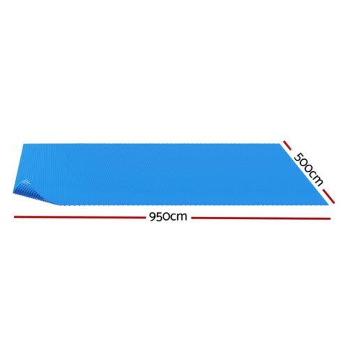 Aqua Buddy Pool Cover 600 Micron Bubble Heat Solar Blanket Shed Blue 9.5x5m - Image 2