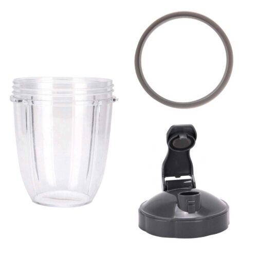 For Nutribullet Short Cup Fliptop Lid Grey Seal For 900 and 600 Models
