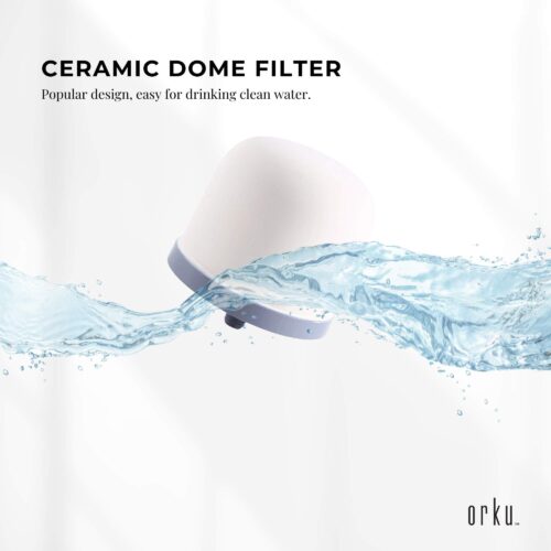 1x Ceramic Dome Filter Globe Replacement Cartridge For 8 Stage Benchtop Purifier - Image 2