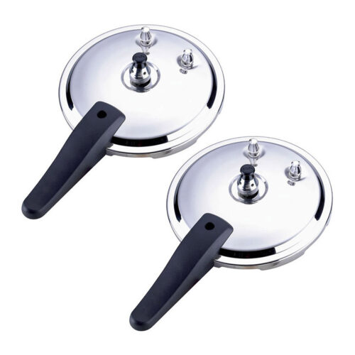 2x Stainless Steel Pressure Cooker 10L Lid Replacement Spare Parts