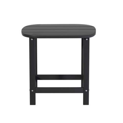 Gardeon Outdoor Coffee Side Table HDPE Desk Patio Furniture Camping Garden Black - Image 3