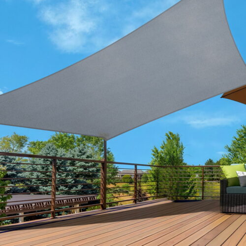 Instahut Sun Shade Sail Shadecloth Canopy Rectangle 280gsm 4x6m - Image 7