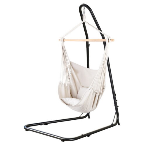Gardeon Hammock Chair with Heavy Duty Steel Stand - Image 3