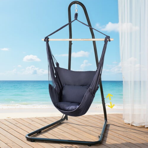 Gardeon Hammock Chair with Heavy Duty Steel Stand - Image 7