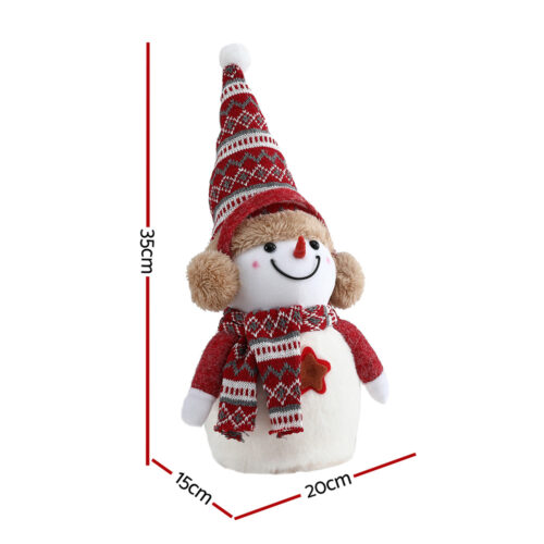 Jingle Jollys Christmas Snowman Handicraft Ornaments Party Decorations 35cm - Image 2