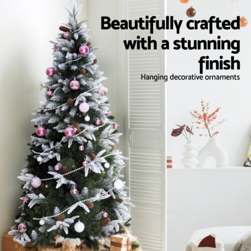 Jingle Jollys 33pcs Christmas Tree Decorations Set Baubles Ornaments Party Pink - Image 6
