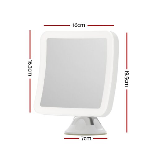Embellir Makeup Mirror 10X Magnification LED Light Adjustable Rotation Cordless Suction Cup - Image 2