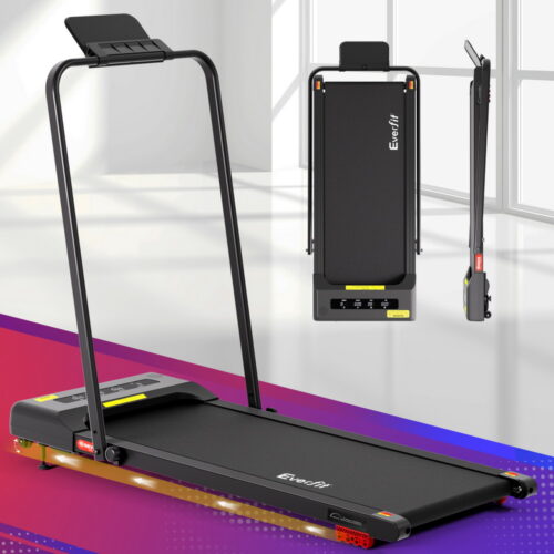 Everfit Treadmill Electric Walking Pad Incline Under Desk 380mm Black - Image 7
